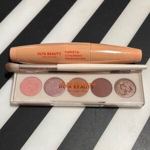 Ulta Beauty Curled Up Mascara, Eyeshadow Palette and Blending Eye Shadow Brush